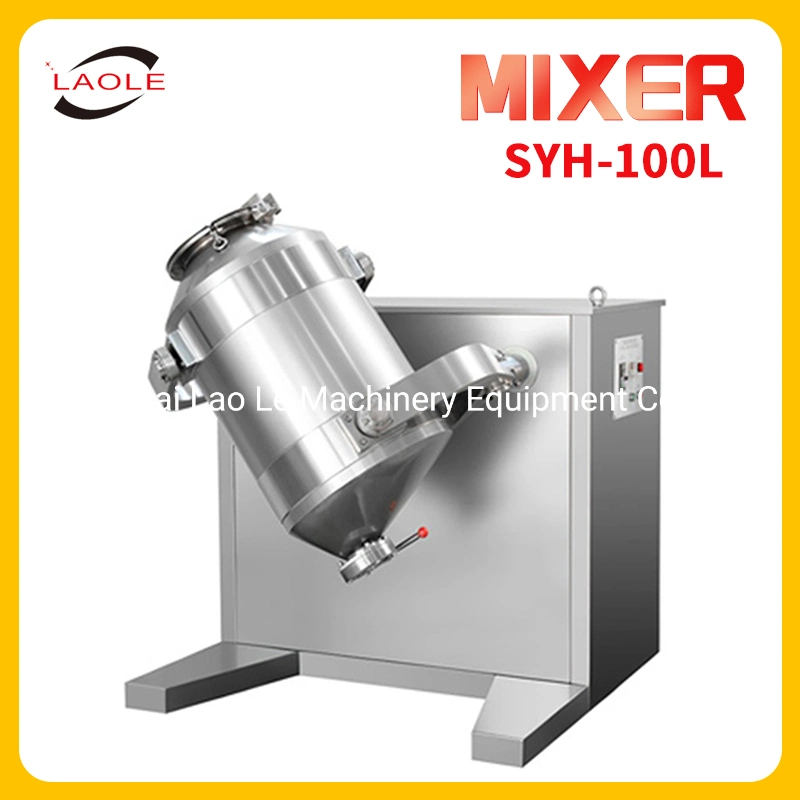 Syh-100 3D Mixer/Three Dimensional Swing Mixer Good Quality Pharmaceutical 3D Motion Mixer Sbh-100 3D Motion Mixer